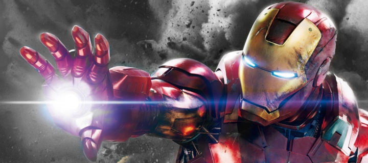Screenshot №1 pro téma Iron Man - The Avengers 2012 720x320
