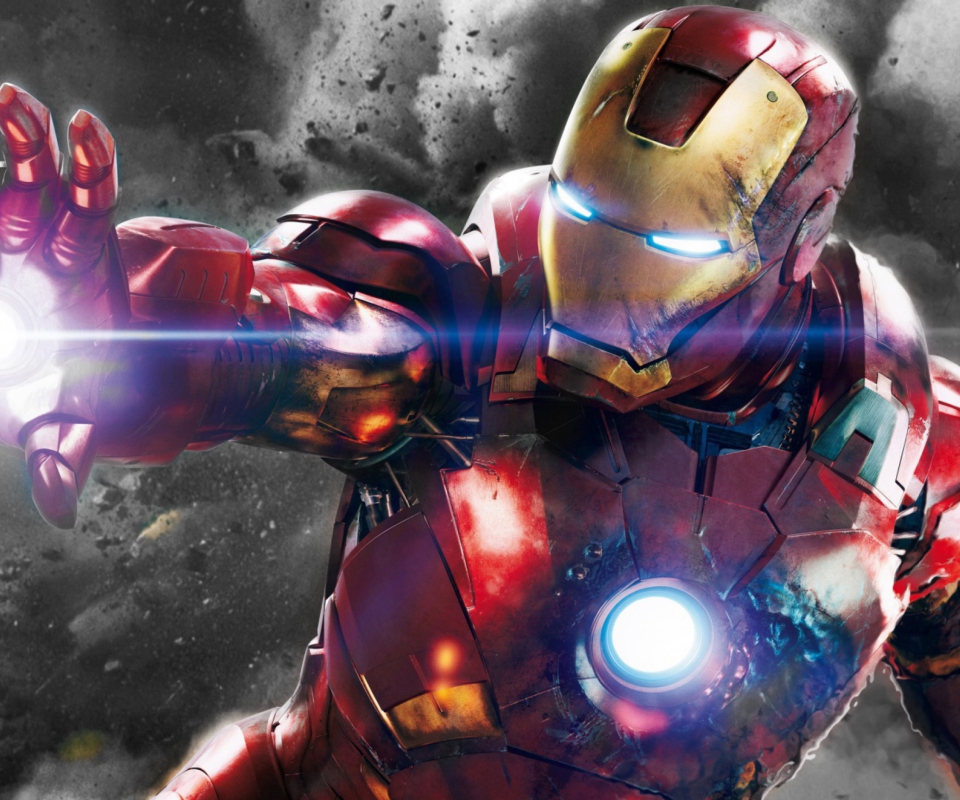 Обои Iron Man - The Avengers 2012 960x800