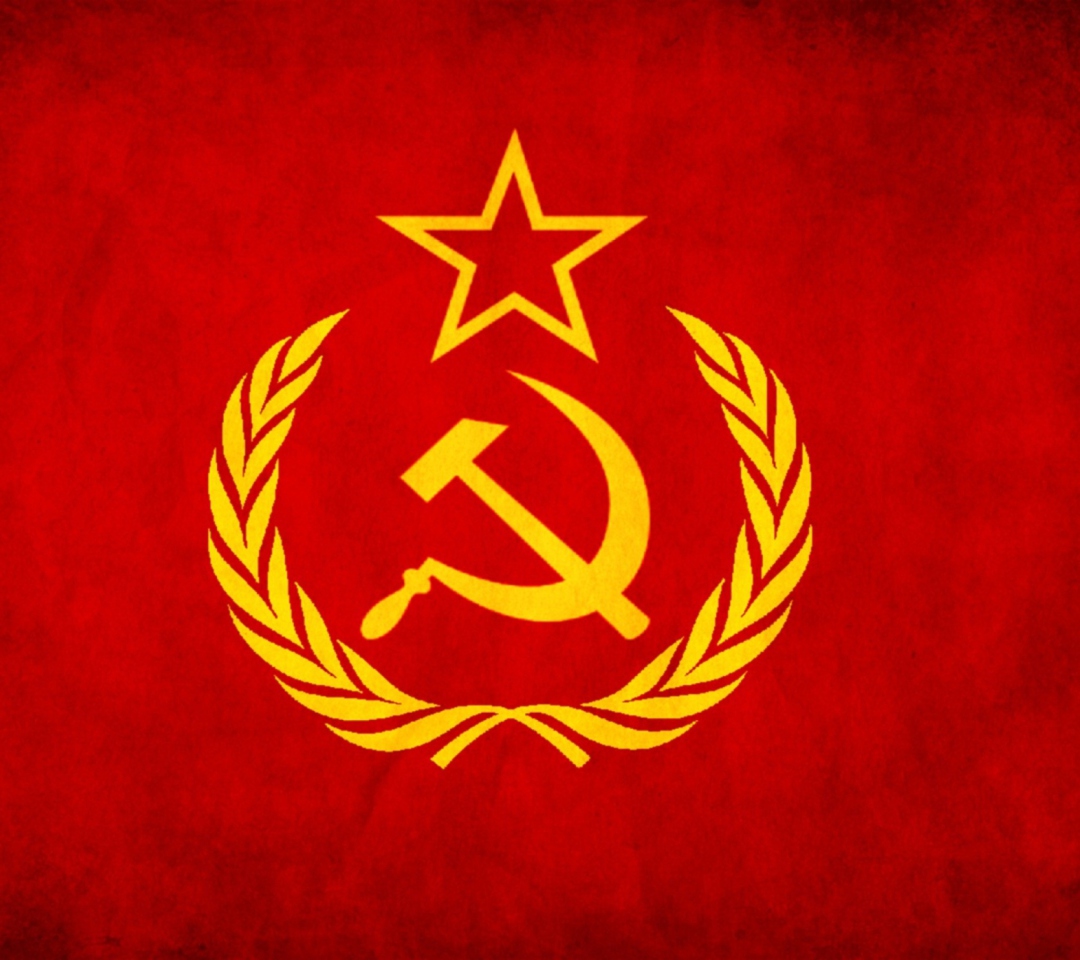 Обои Soviet Union USSR Flag 1080x960