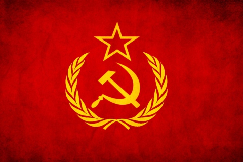 Das Soviet Union USSR Flag Wallpaper 480x320
