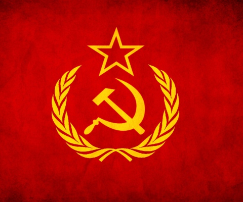 Обои Soviet Union USSR Flag 480x400