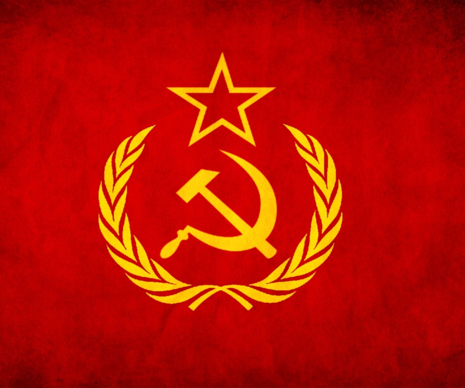Das Soviet Union USSR Flag Wallpaper 960x800