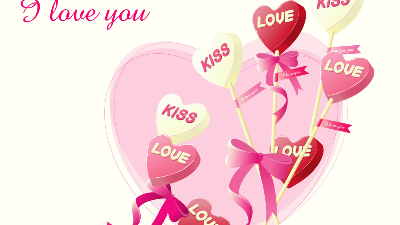 Sweets in the St. ValentinesDay wallpaper 1280x720