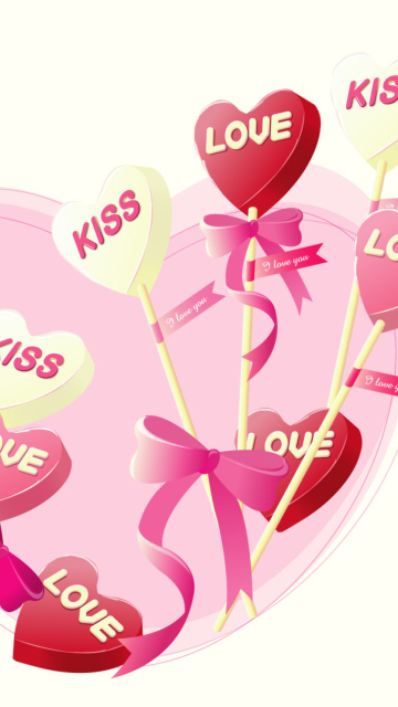Das Sweets in the St. ValentinesDay Wallpaper 360x640