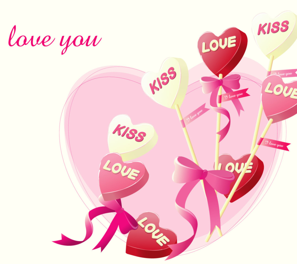 Das Sweets in the St. ValentinesDay Wallpaper 960x854
