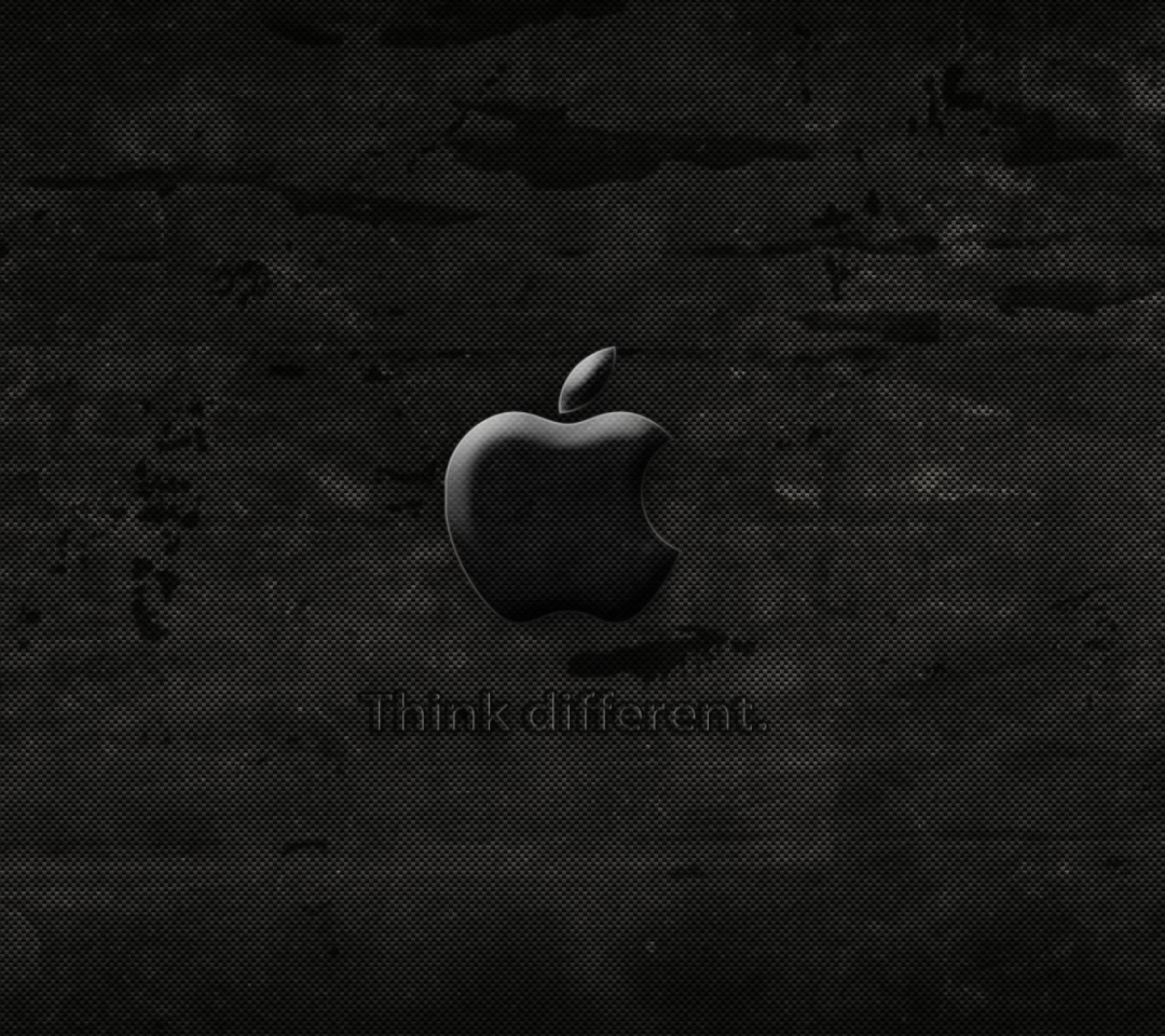 Das Dark Apple Wallpaper 1080x960