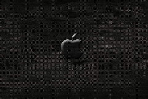 Fondo de pantalla Dark Apple 480x320