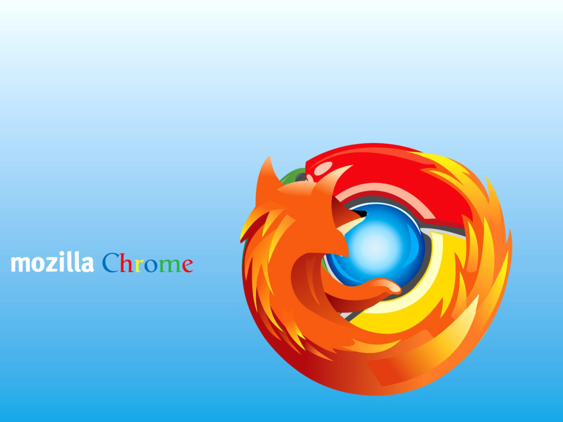 Das Mozilla Chrome Wallpaper 1152x864