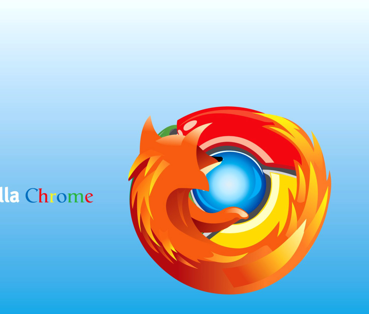 Das Mozilla Chrome Wallpaper 1200x1024