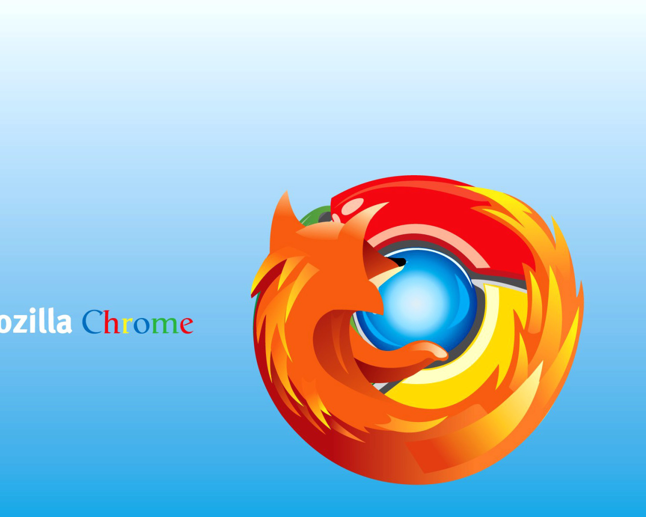 Das Mozilla Chrome Wallpaper 1280x1024
