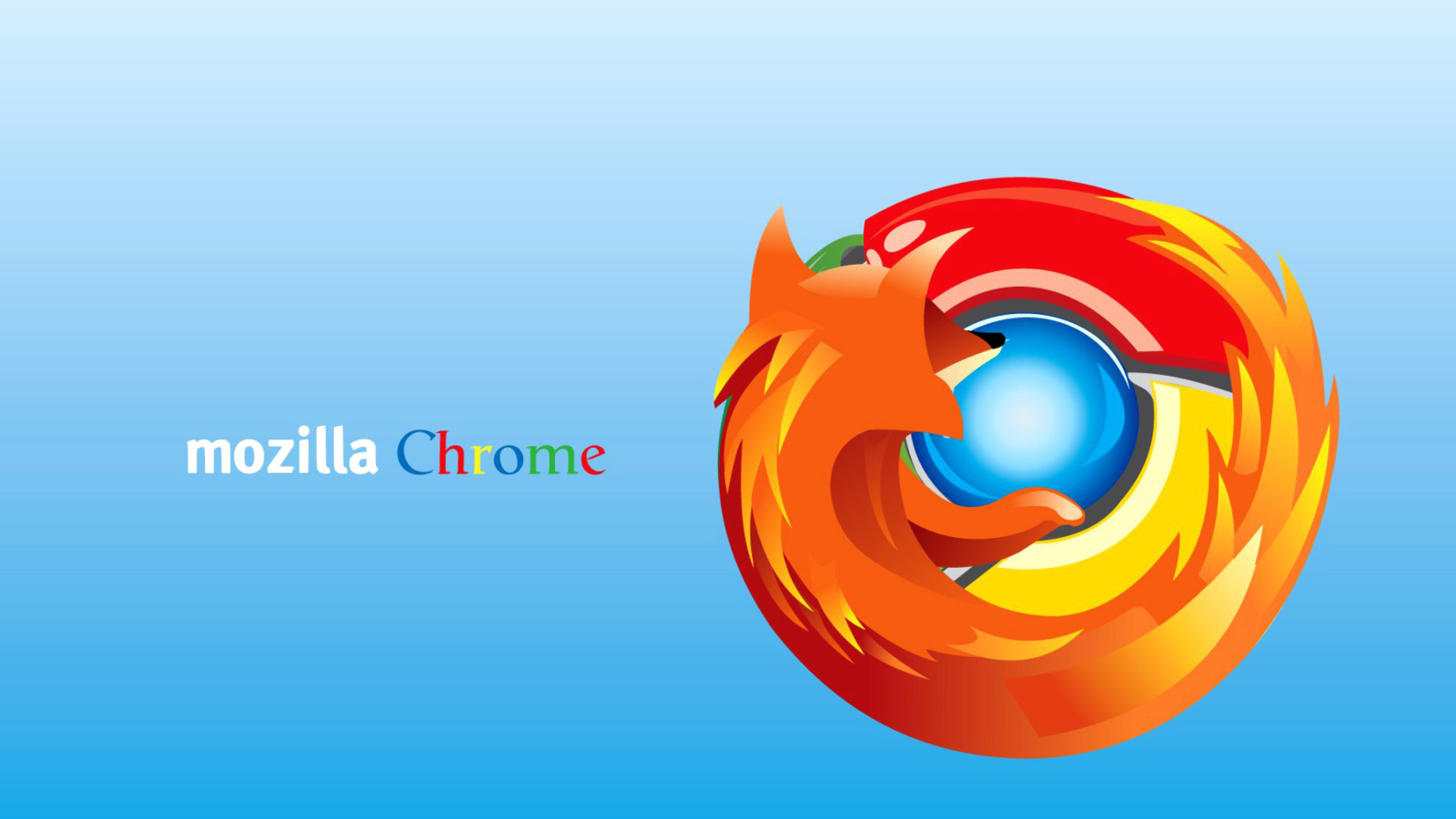 Das Mozilla Chrome Wallpaper 1600x900