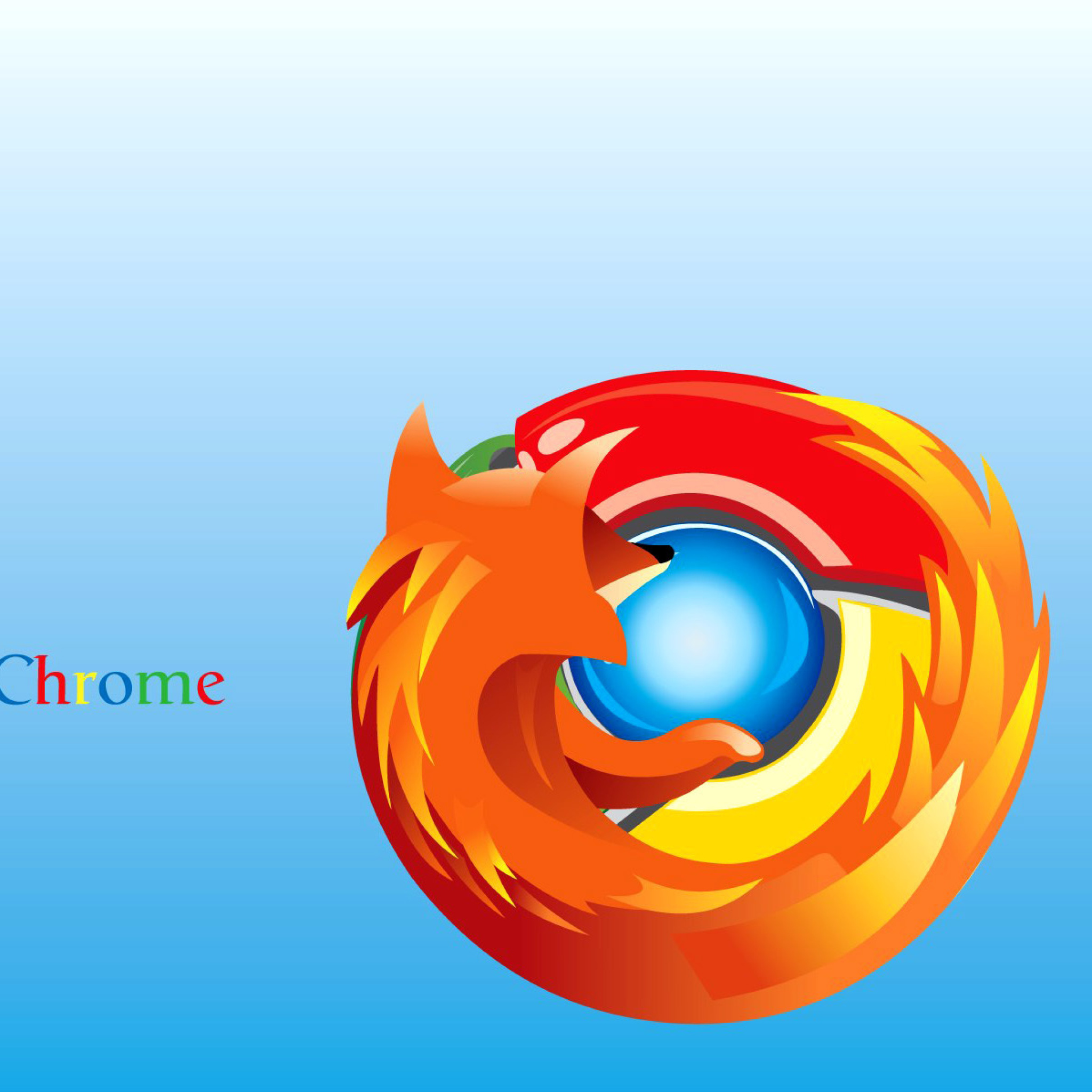 Das Mozilla Chrome Wallpaper 2048x2048