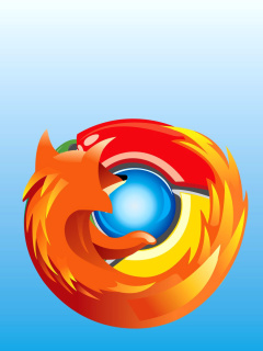Das Mozilla Chrome Wallpaper 240x320