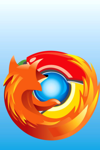 Mozilla Chrome wallpaper 320x480