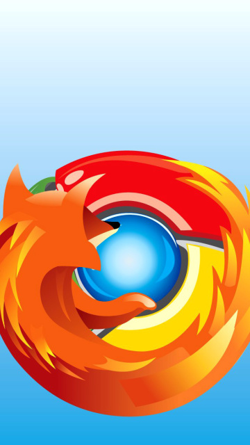 Das Mozilla Chrome Wallpaper 360x640