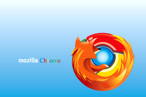 Das Mozilla Chrome Wallpaper 480x320