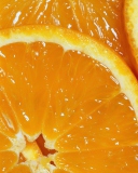Fondo de pantalla Orange Slices 128x160