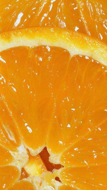 Das Orange Slices Wallpaper 360x640