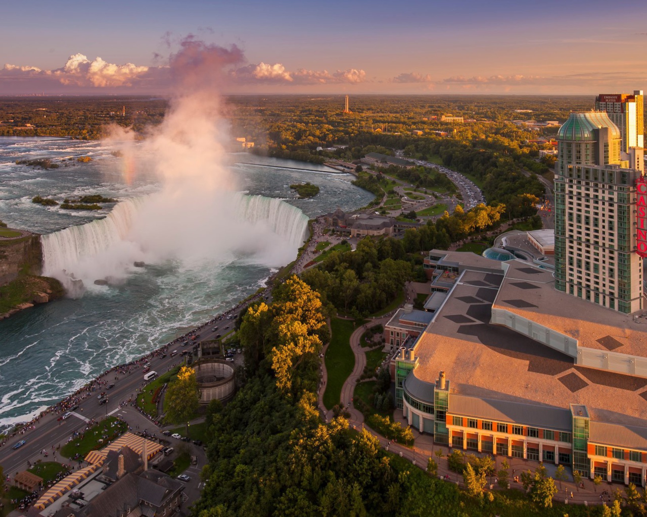 Screenshot №1 pro téma Niagara Falls in Toronto Canada 1280x1024