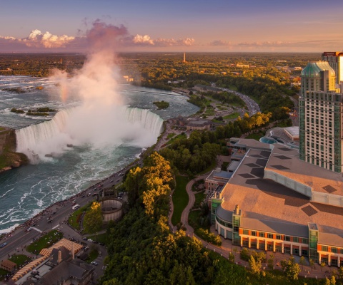 Fondo de pantalla Niagara Falls in Toronto Canada 480x400