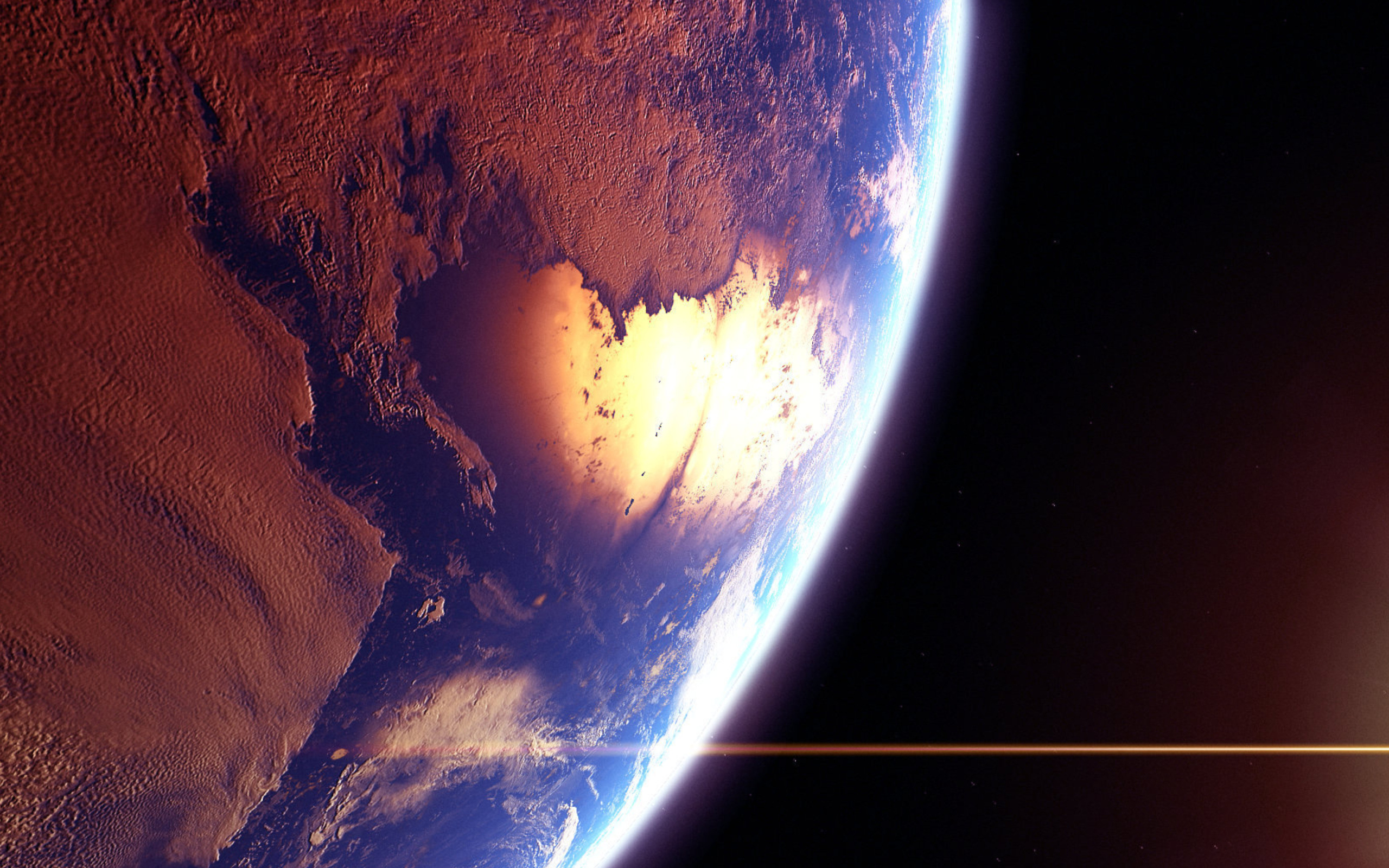 Screenshot №1 pro téma Beautiful Planet 2560x1600