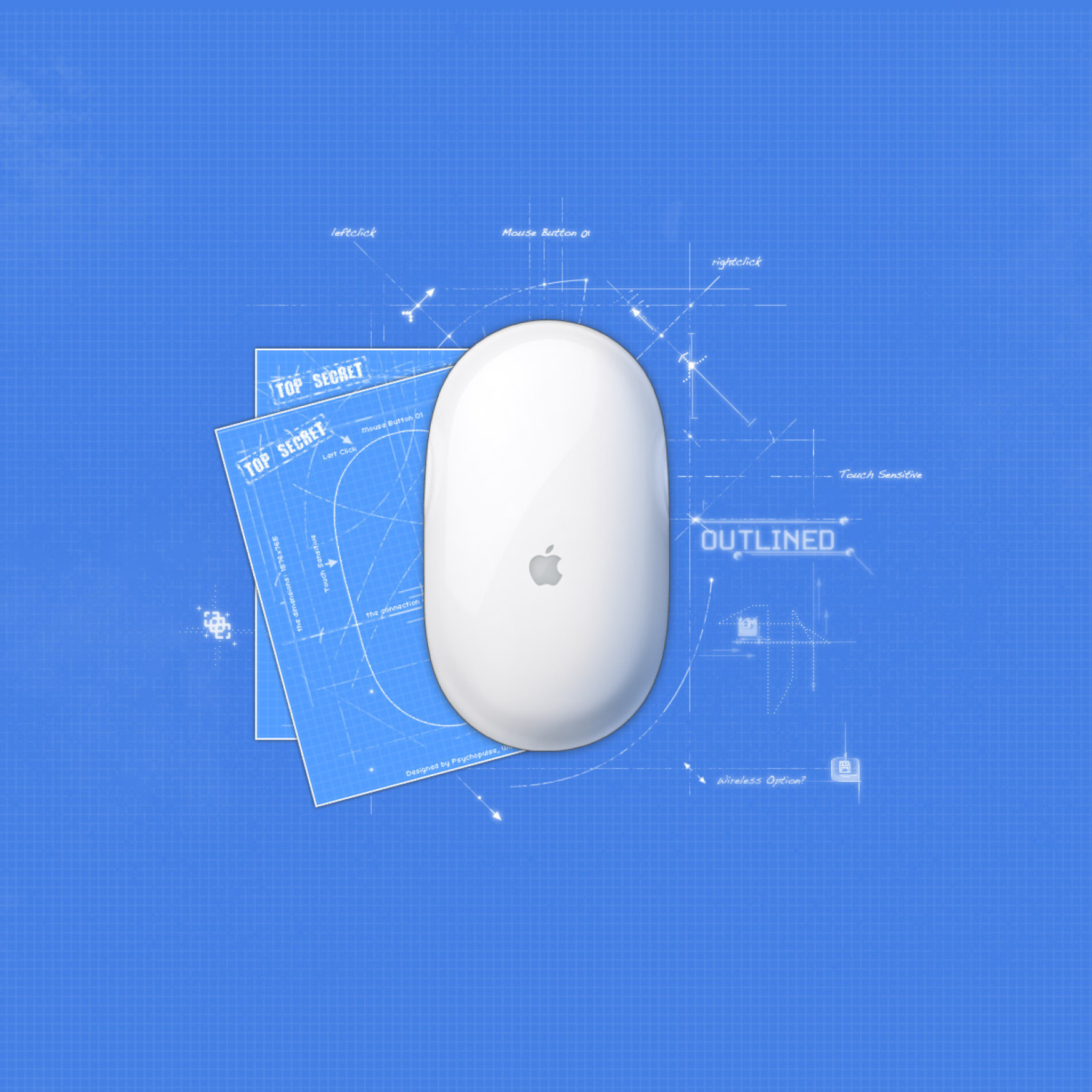 Fondo de pantalla Apple Mouse 2048x2048