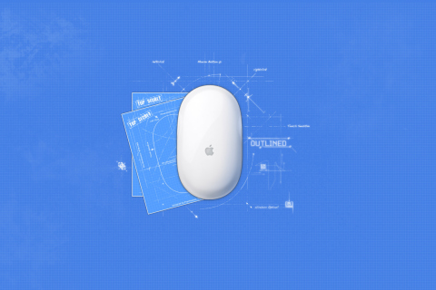 Fondo de pantalla Apple Mouse 480x320