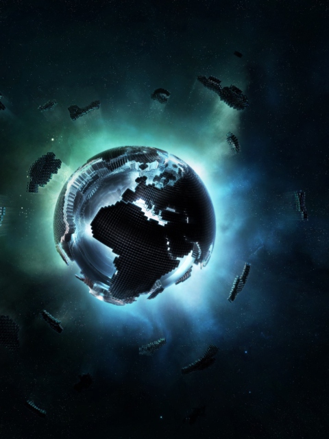 Fondo de pantalla Earth 480x640