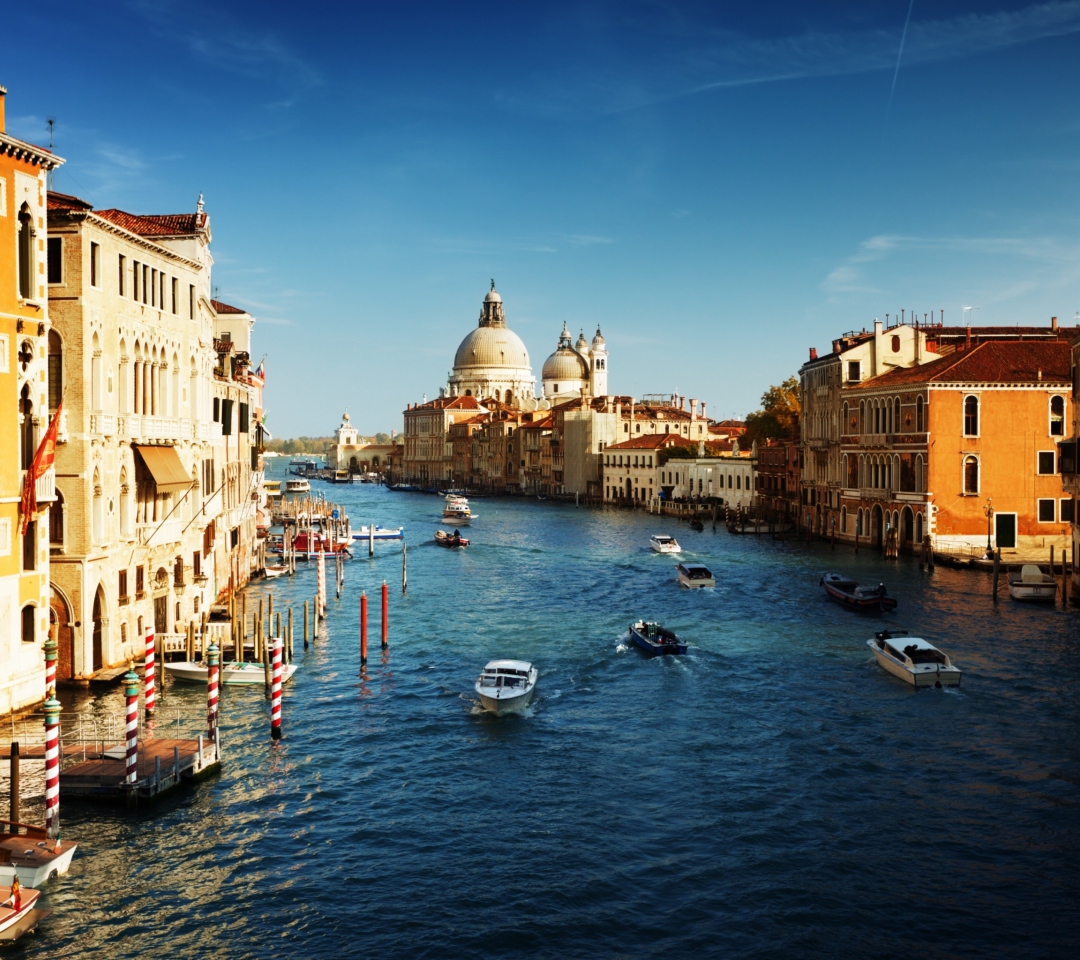 Fondo de pantalla Venice, Italy, The Grand Canal 1080x960