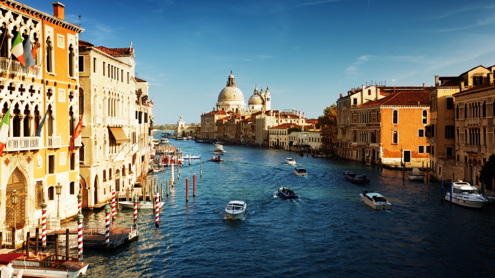 Venice, Italy, The Grand Canal wallpaper 1600x900