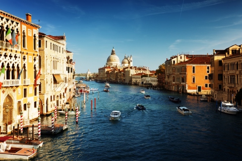 Fondo de pantalla Venice, Italy, The Grand Canal 480x320
