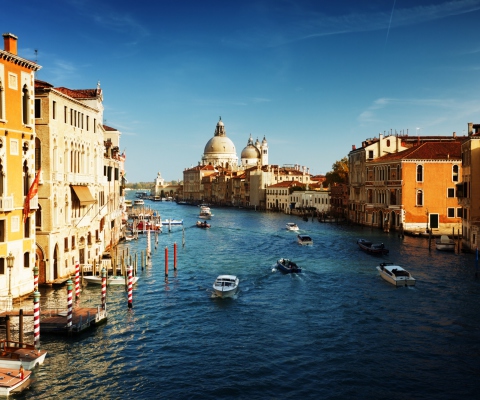 Das Venice, Italy, The Grand Canal Wallpaper 480x400
