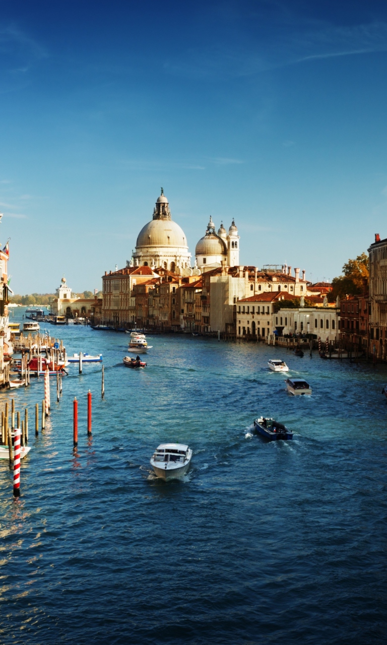 Das Venice, Italy, The Grand Canal Wallpaper 768x1280