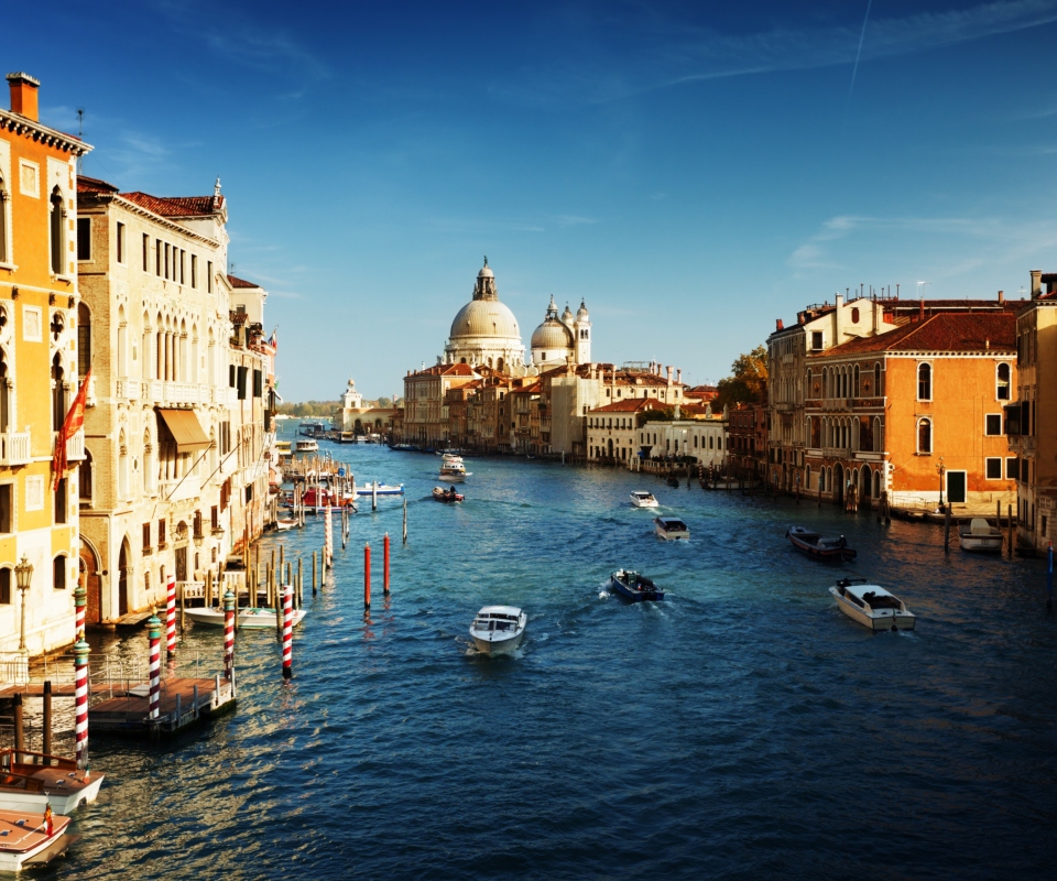 Fondo de pantalla Venice, Italy, The Grand Canal 960x800