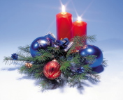 New Year Candles wallpaper 176x144