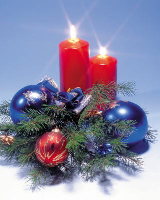 New Year Candles sfondi gratuiti per 480x800