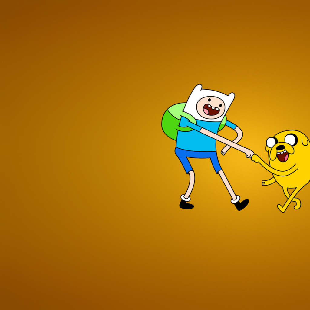 Обои Adventure Time With Finn & Jake 1024x1024