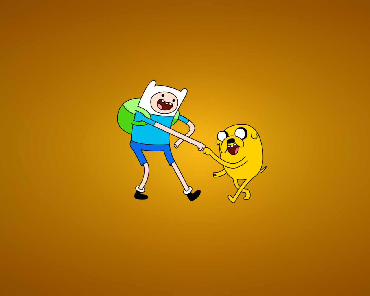Обои Adventure Time With Finn & Jake 1280x1024