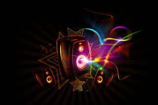Dark Speakers Wallpaper for Android, iPhone and iPad
