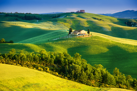 Fondo de pantalla Italy, Tuscany 480x320