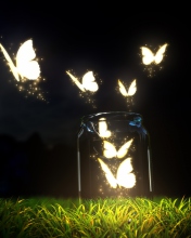 Light Butterflies screenshot #1 176x220