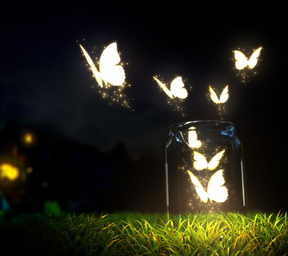 Screenshot №1 pro téma Light Butterflies 960x854