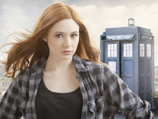 Karen Gillan Doctor Who Star wallpaper 320x240