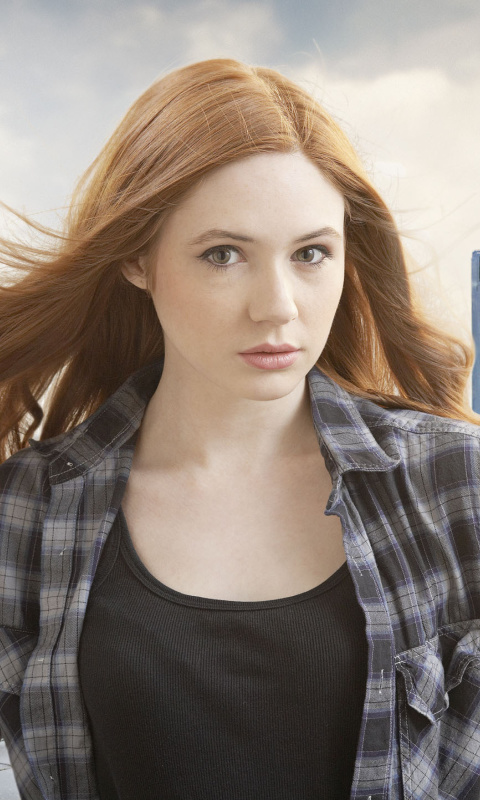 Sfondi Karen Gillan Doctor Who Star 480x800