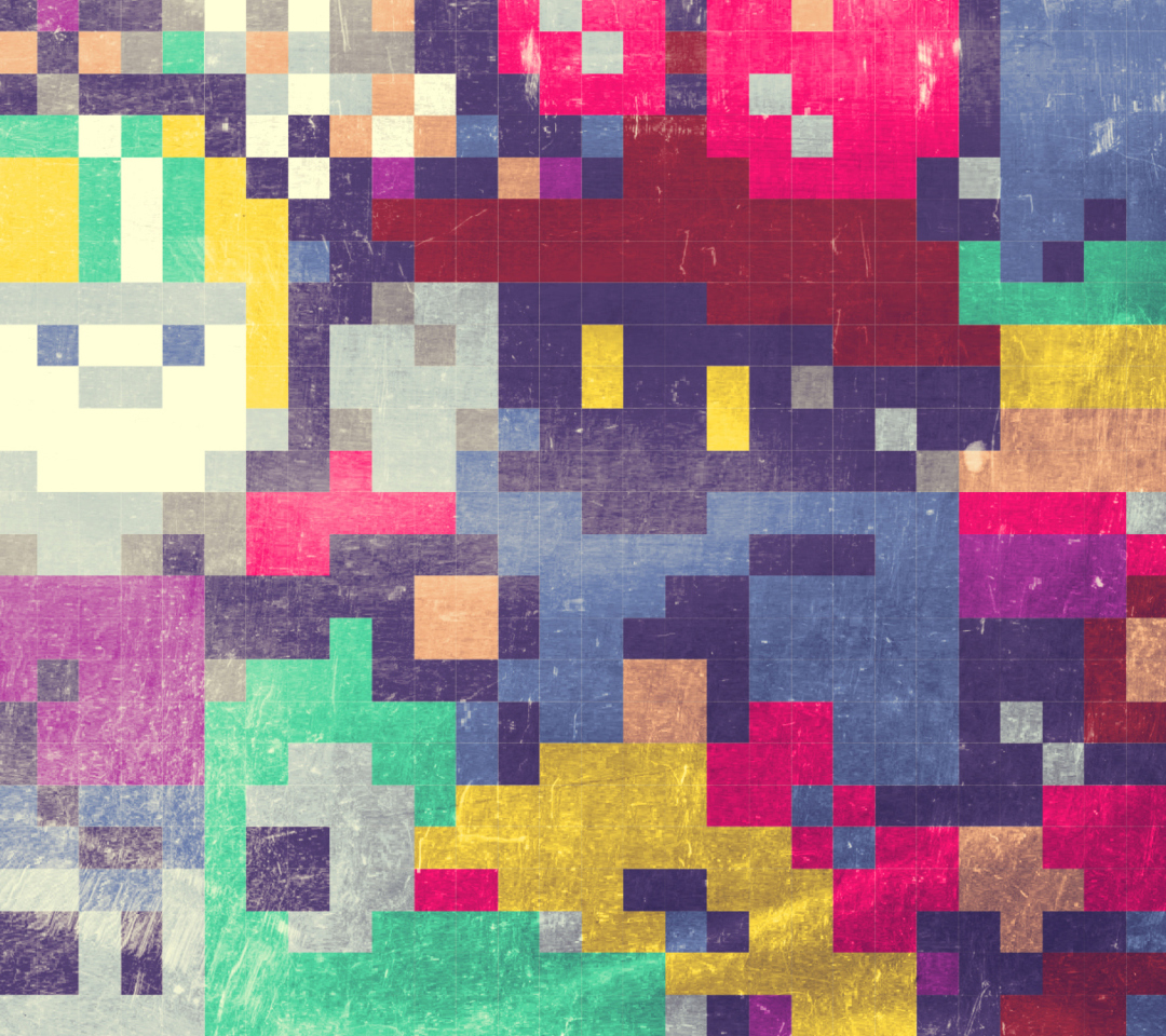 Обои Colorful Mosaic Abstraction 1080x960