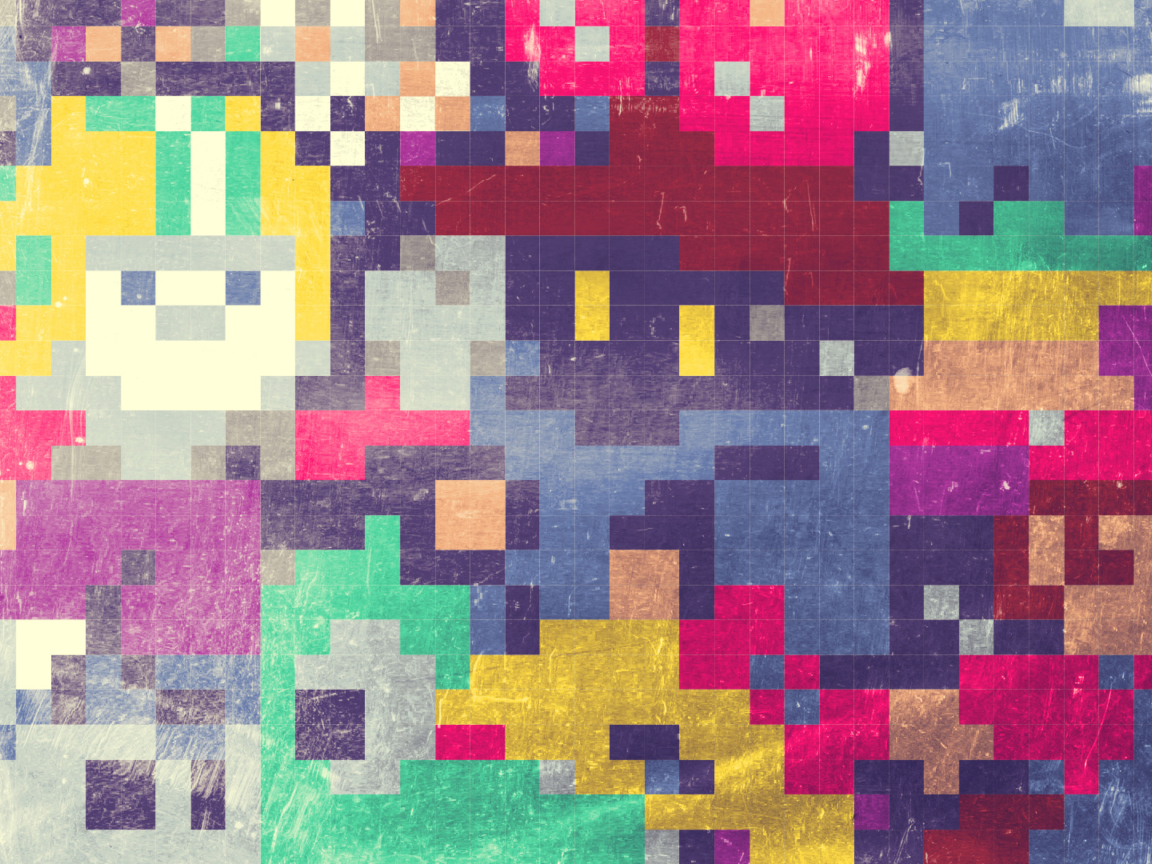 Fondo de pantalla Colorful Mosaic Abstraction 1152x864