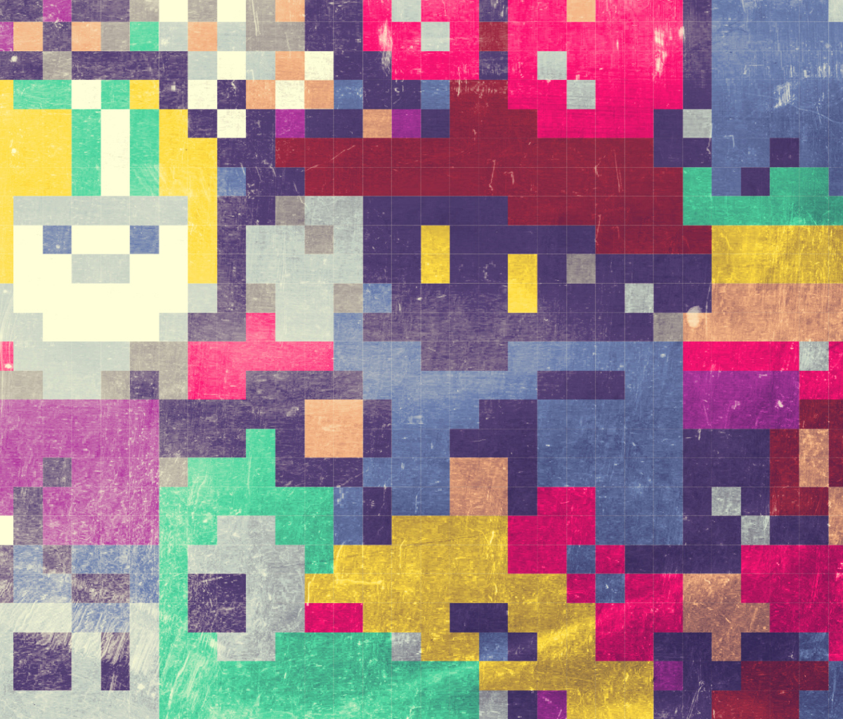 Sfondi Colorful Mosaic Abstraction 1200x1024