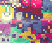 Sfondi Colorful Mosaic Abstraction 176x144