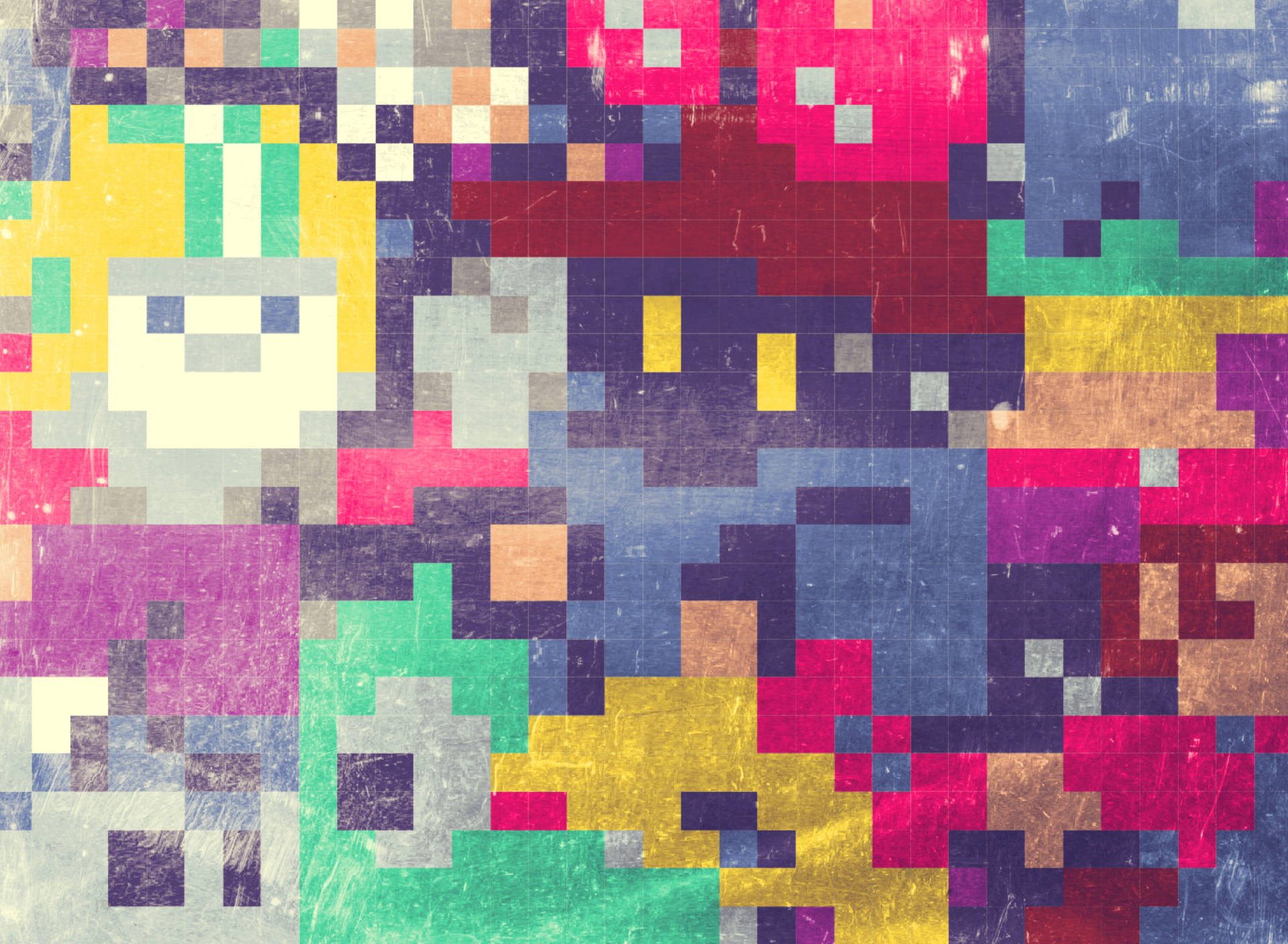 Sfondi Colorful Mosaic Abstraction 1920x1408