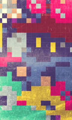 Fondo de pantalla Colorful Mosaic Abstraction 240x400